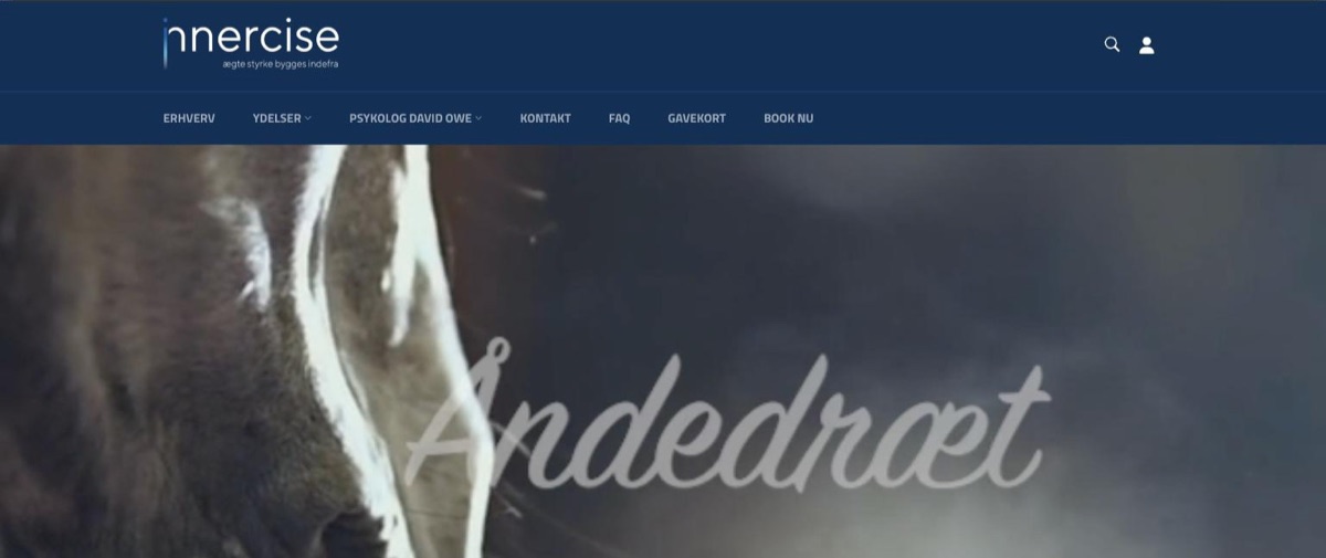 Det gamle website for Innercise